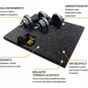 Non-slip rubber mat anti-vibration noise reduction for washing