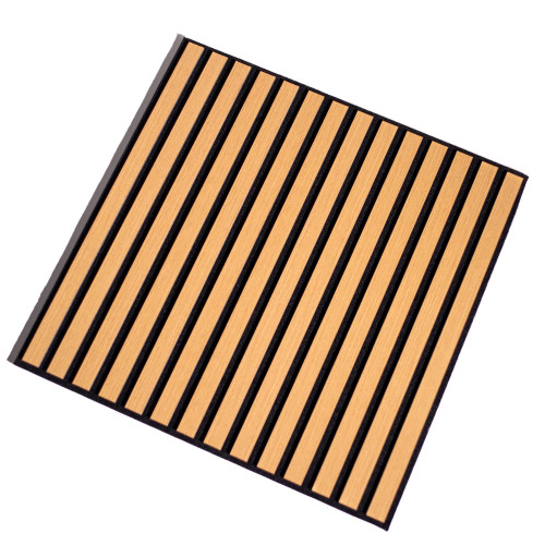 Panneau acoustique absorbant à lames certifié résistant au feu