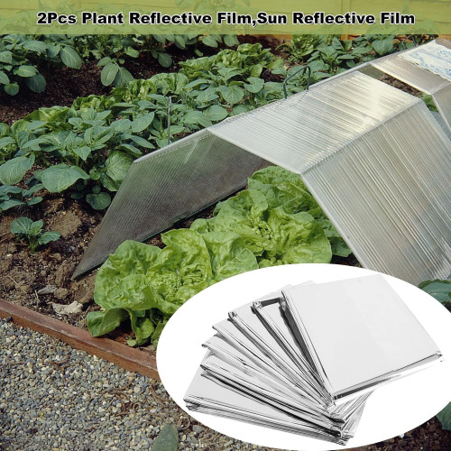 2 reflective film sheets for plants 130 x 210cm hydroponic