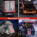 red reflective warning adhesive tape(class 2) - 50mm Best