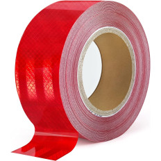 red reflective warning adhesive tape(class 2) - 50mm Best