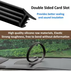 Black anti-dust soundproof rubber gasket for 1. 2