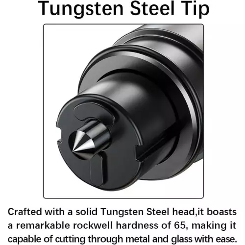 Martello di Sicurezza Rompi Finestrino per Auto 2 in 1 taglia