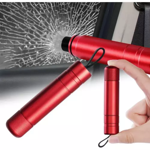 Martello di Sicurezza Rompi Finestrino per Auto 2 in 1 taglia