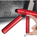 2-in-1 car safety hammer window breaker and seat belt cutter