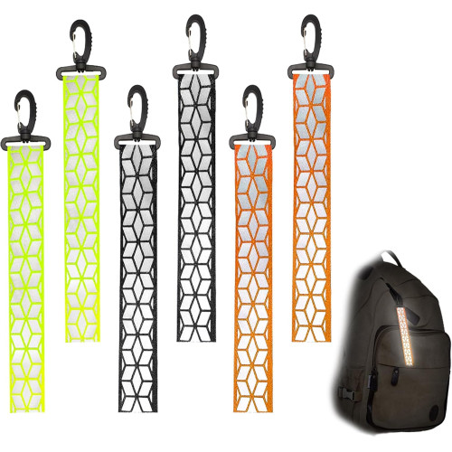 Reflective keychain pendant for kids school backpack jogging