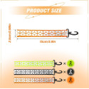 Reflective keychain pendant for kids school backpack jogging