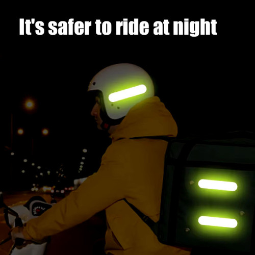 40 pegatinas reflectantes impermeables para visibilidad