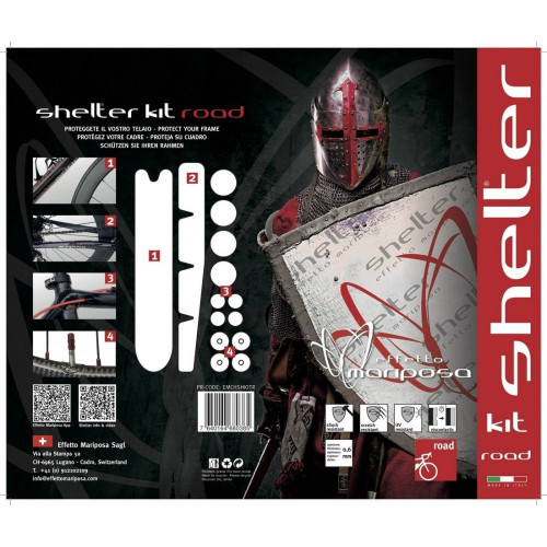 Kit protetor de quadro Shelter road efeito MARIPOSA - 0,6mm