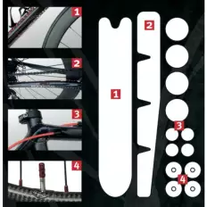 Kit protector de cuadro Shelter road efecto MARIPOSA - 0,6mm 2