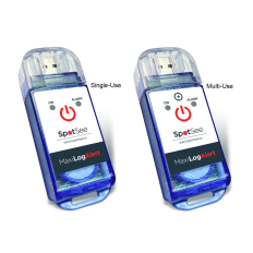 Data logger SpotSee para monitoramento preciso de temperatura