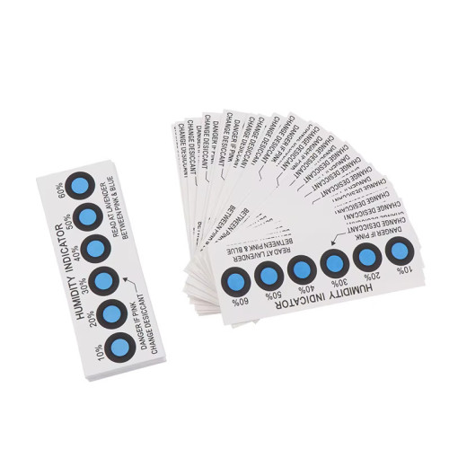 Carte indicatrice d’humidité haute qualité 10%-60% lot de 50