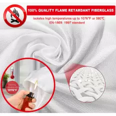 Manta ignífuga antiinflamable prevención de accidentes EXTRA 2