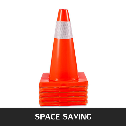 5 PVC traffic safety cones for parking and road use Best Price