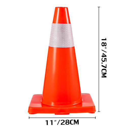 5 PVC traffic safety cones for parking and road use Best Price
