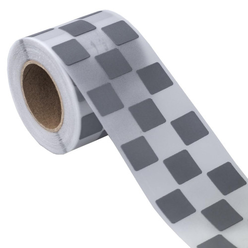 Bande adhésive réflechissante à carreaux blanc et noir