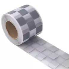 Brechende Wärmeschweißbare Zielflaggefolie Silber 50mm x 1MT 2