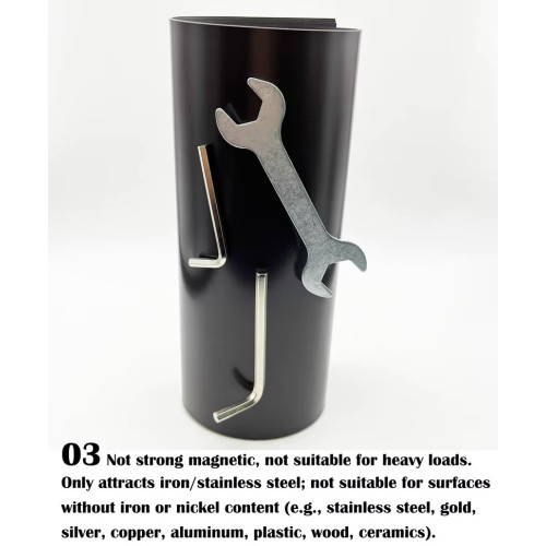 Foglio Magnetico Gomma Adesivo calamita 5 fogli 10x15cm