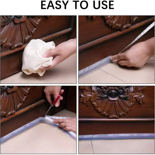 Transparent Silicone Draught Excluder Seal Strip for Doors and