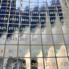 100 étiquettes adhésives holographiques de sécurité et de