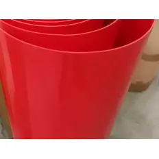 Plaque en PVC antiacide pour revêtement de cuves galvaniques