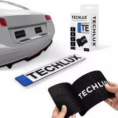 Kit porta targa auto adesivo fissaggio senza viti ne fori