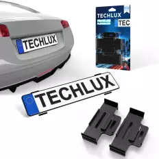 Soporte de Matrícula de Coche Innovador con Fijación a Presión