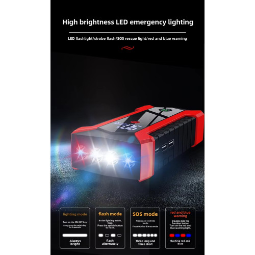 Notfall-Starter Autobatterie Booster Starter Tragbare Power