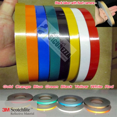 3M ™ 580 series night reflective strips for motorbikes - 7mm x