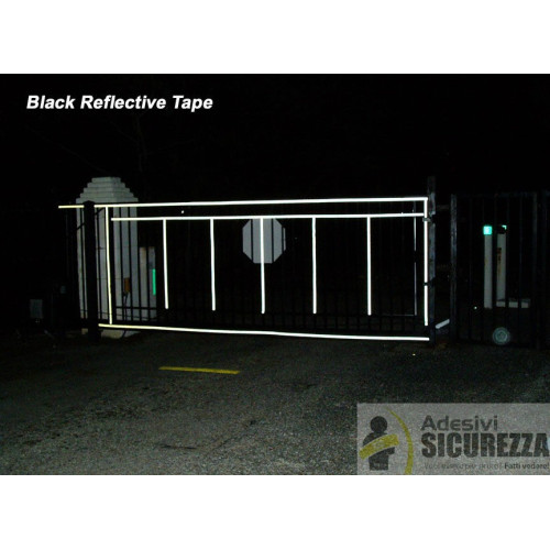 3M ™ 580 series Black Scotch Reflective Tape (it reflects