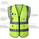 Gilet donna/uomo alta visibilità riflettente sicurezza con