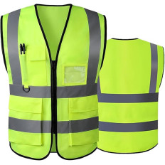 Gilet de Sécurité Haute Visibilité Réfléchissant Unisexe avec