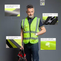 Gilet de Sécurité Haute Visibilité Réfléchissant Unisexe avec