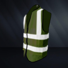 Unisex Sicherheitsweste Hohe Sichtbarkeit Reflektierend mit 2