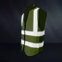Gilet donna/uomo alta visibilità riflettente sicurezza con