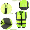 Gilet de Sécurité Haute Visibilité Réfléchissant Unisexe avec