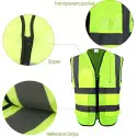 Gilet donna/uomo alta visibilità riflettente sicurezza con