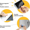 Adhesive rubber magnetic sheet 5 sheets 10x15cm flexible and