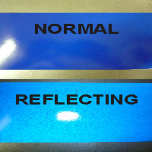 Cinta adhesiva reflectante en vinilo Azul de la marca 3M