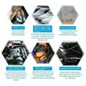 10 Panneaux Adhésifs Aluminium Économiques Isolation Voiture
