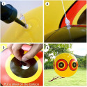 2 Ballons Épouvantail | Répulsif Visuel pour Pigeons et Oiseaux