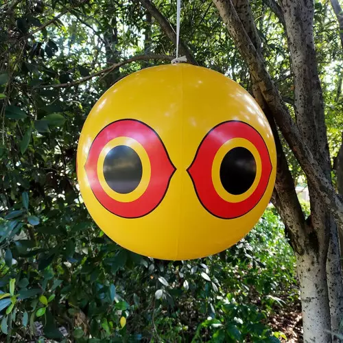 2 Balões Espantalho | Repelente Visual para Pombos e Aves 40cm