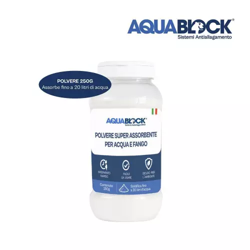 Polvo Superabsorbente Aquadry 250/500g – Bloqueo Inmediato