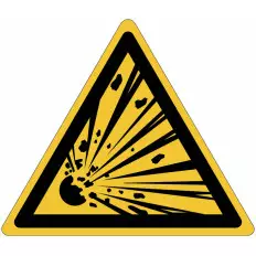 Señales ISO 7010 "Materiales Explosivos" - W002 Mejor precio