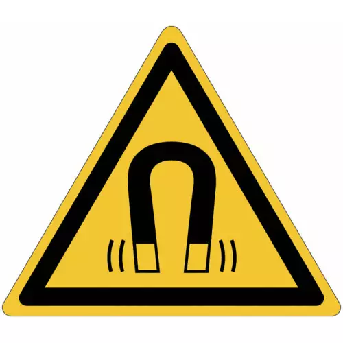 Señales de peligro de campo magnético ISO 7010 - W006 Mejor