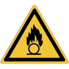 Placas ISO 7010 "Substâncias Oxidantes" - W028 Melhor preço