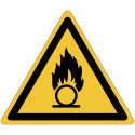Placas ISO 7010 "Substâncias Oxidantes" - W028 Melhor preço