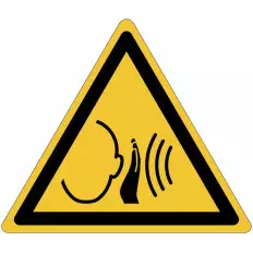 ISO 7010 "Danger of sudden loud noise" signs - W038 Best Price