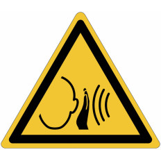 ISO 7010-Schilder „Gefahr durch plötzlichen Lärm“ – W038 Bester