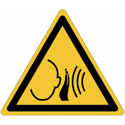 Cartelli ISO 7010 "Pericolo forte rumore improvviso" - W038